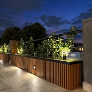 Diseño de terraza para apartamento de lujo en Bogotá